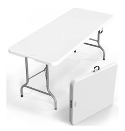 VINGLI 8 Foot Plastic Folding Table