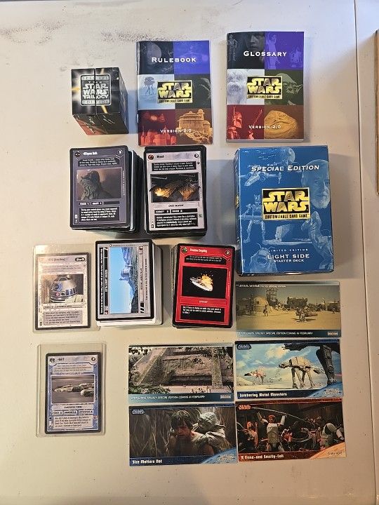 Star Wars Special Edition Light & Darkside Starter Deck Customizable Card Game