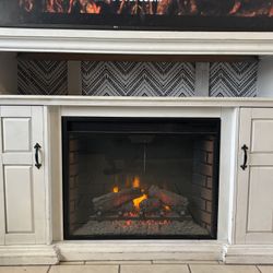 Electric Fireplace Tv Stand 