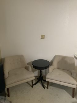 Two Lounge Chairs In Good Condition.. Delivery Is Available 
