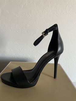 Michael Kors Black Ankle Strap Shoes, Size 7