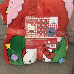 Hello Kitty Christmas Blanket 