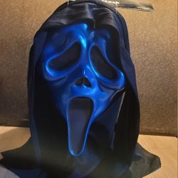 Spirit Metallic Ghost Face Mask