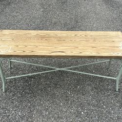Custom Refinished Bench and or Coffee Table 