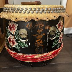 Chinese Lion Dance Drum 
