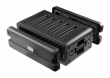 Odyssey VR3XSMIC4ZP Watertight 3U XS Rack Case w/ Mic Compartments