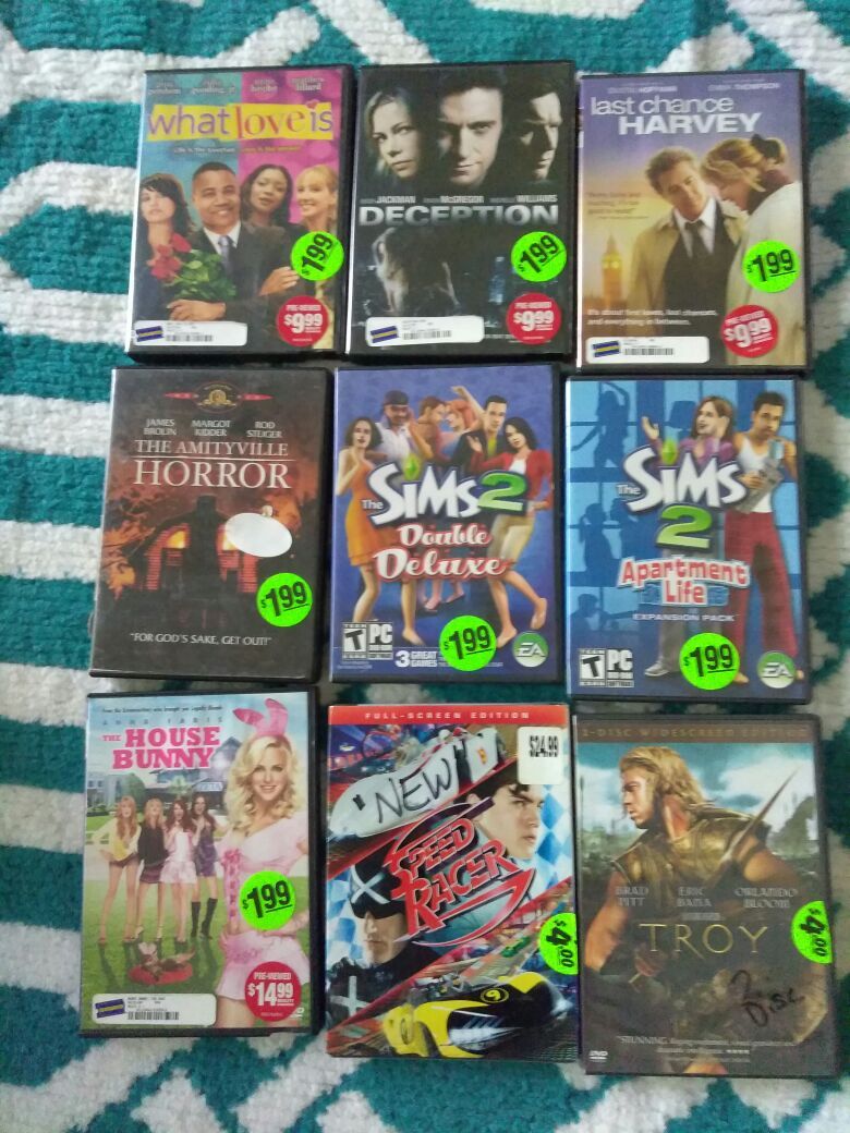 Games & Movies**Summer Time Fun** / Price Listed On Each Item