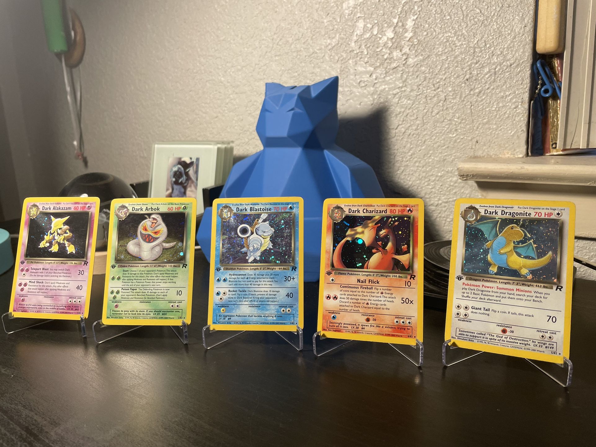 Complete 1st Edition Team Rocket Pokémon Set
