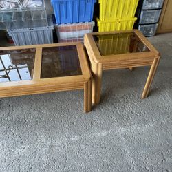 Coffee table and end table