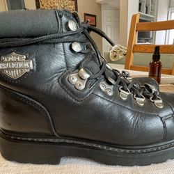 Harley-Davidson Dipstick Motorcycle Boots Women 7 U.S. | 38 EU - Black Leather