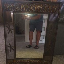 Metal Safari Mirror 