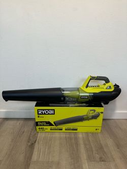 RYOBI 135 MPH 440 CFM 8 Amp Corded Electric Jet Fan Leaf Blower