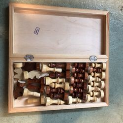 Portable chess set, complete