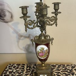Italian Brass Candelabra