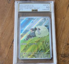 Pokémon Hop's Wooloo Journey Together 170/159 Full Art Holo AGS 10 Rare