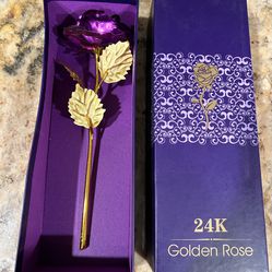 Purple Plated Rose Gold