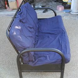 Sofa Futon Fold Out Into Full Bed Lounge Chair (FRAME ONLY!)