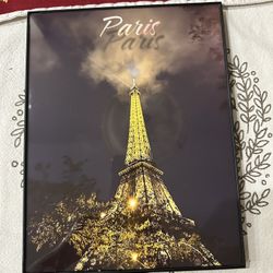 Paris  Eiffel Tower Photo 8.5x11 