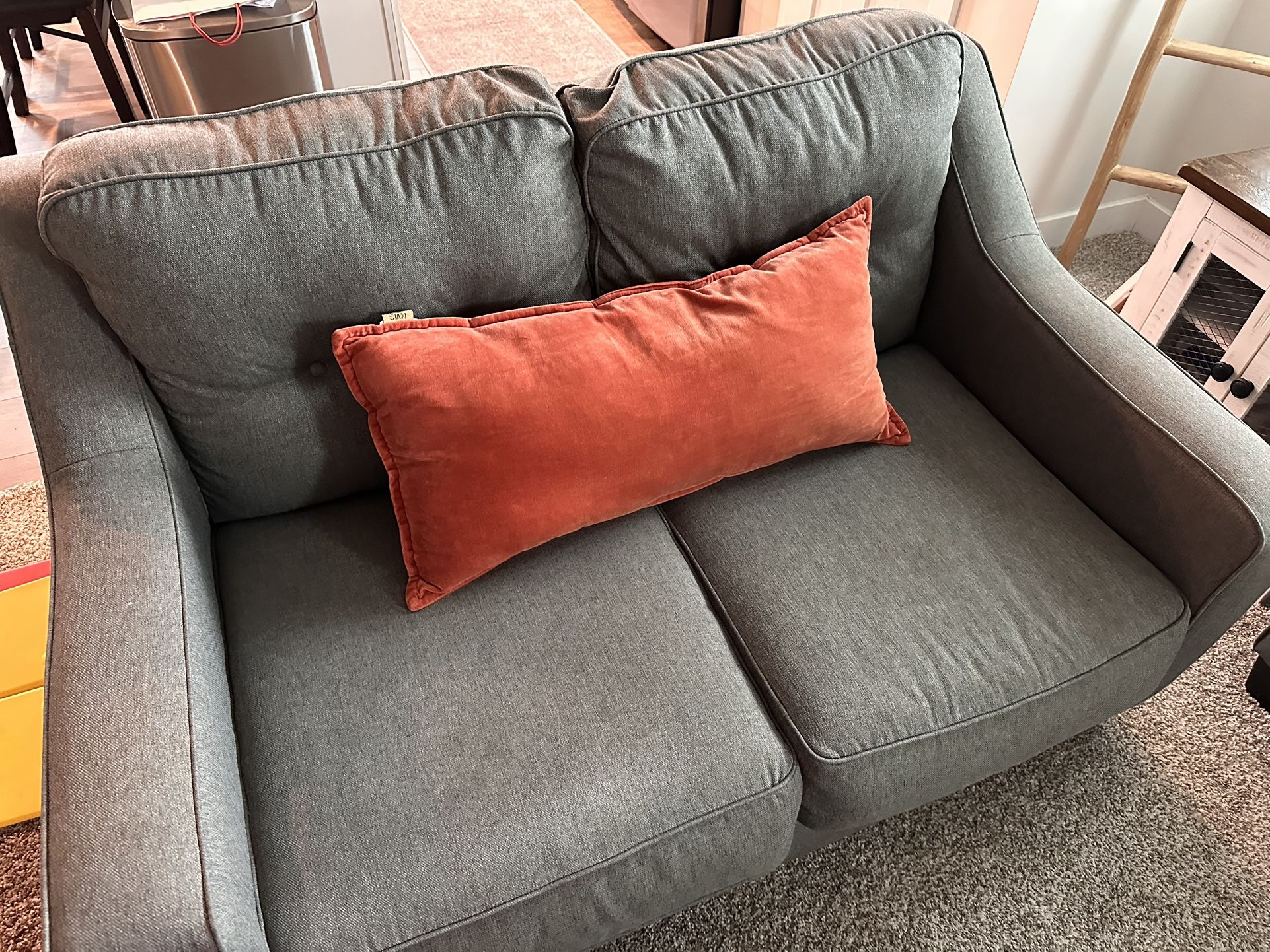 Grey Ashley Couch Set (with Loveseat)