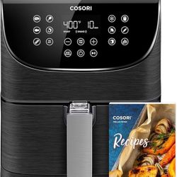NEW COSORI Pro Gen 2 Air Fryer 5.8QT Dishwasher-Safe Detachable Square Basket,(Brand-New）