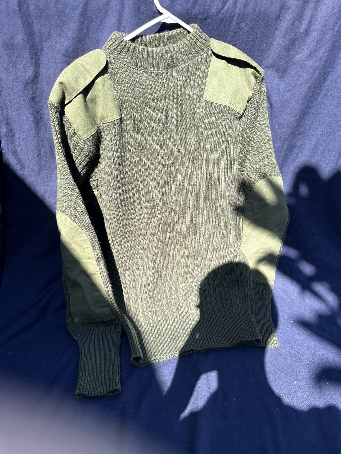 DSCP Valor Collection US Military Service Sweater 40 Wool Army Green