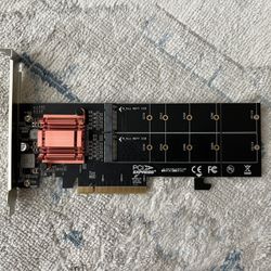 TXB122 Dual NVMe PCIe x8 Adapter Card