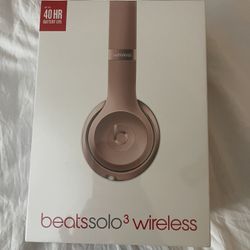 Beats by Dr. Dre Beats Solo 3 Wireless Headphones (MNET2LL/A) Rose Gold
