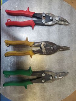 Sheet metal snip pliers