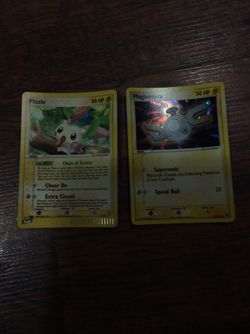Pokemon holographic- 2 cards