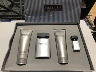 Perry Ellis platinum label men s perfume set for Sale in Miami FL