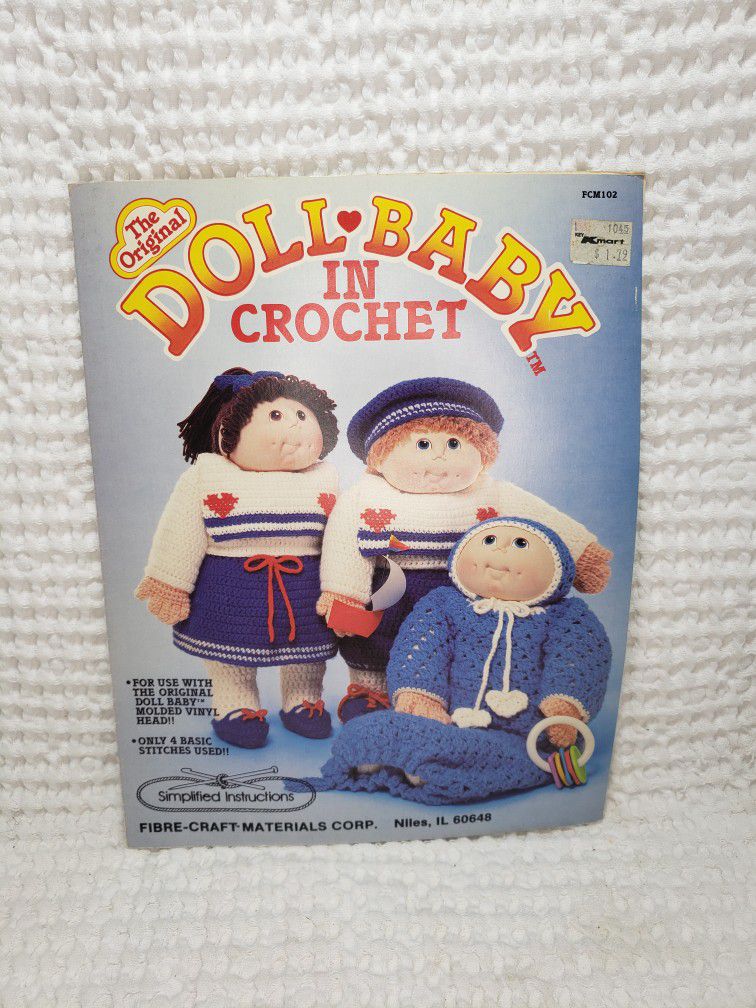 Fibre craft The Original doll baby in crochet pattern .  