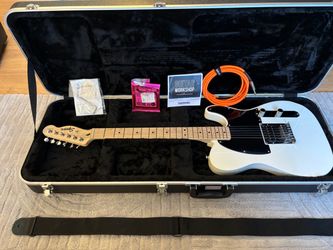 Squier Sonic Esquire Electric Guitar - alpine white with maple fretboard
