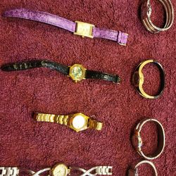 Variety Of Watches(8).  4 Are Bracelet Watches