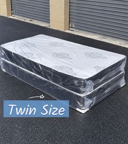 9” Twin Hybrid Mattress Set