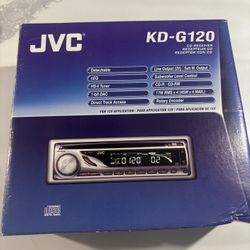 JVC KD-G120 Car Stereo CD Player Brand New
