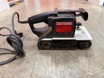 Craftsman 4" x 21" Belt Sander 7.5 Amp - Model (contact info removed)21 - Tested & Working