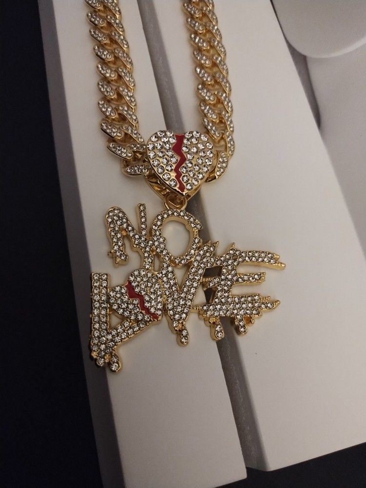 Cuban Link Chain And Charm