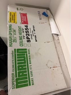 BRAND NEW Marwin Superior Plus Attic Ladder (25.5" x 54") - Heavy Duty 375lb