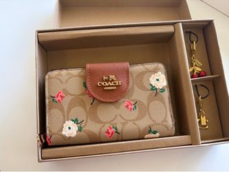 Coach New York Floral Signature Wallet