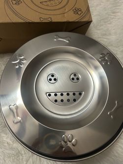 Stainless Steel Slow Feeder Dog Bowl
