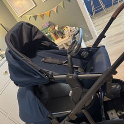 Uppa Vista Baby Car Seat Double Stroller With Adapters 