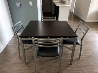 Dining Table Set w/ 4 Chairs – WE DELIVER