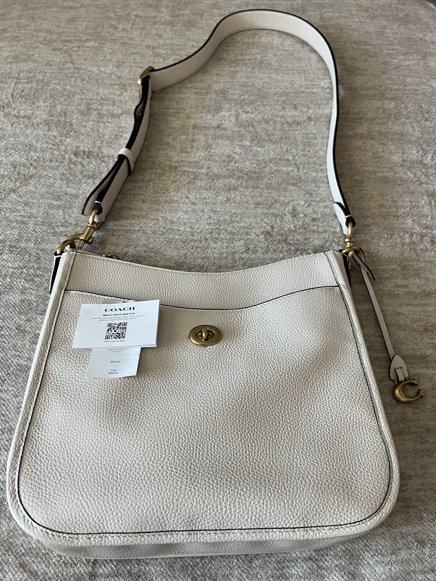 Brand New Crossbody Leather Coach Bag