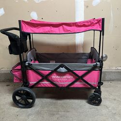 Wonderfold X2 Push And Pull Double Wagon Stroller (2 Seater)