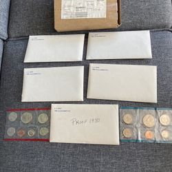  1980   5 Sets  Mint Condition With Original Box  