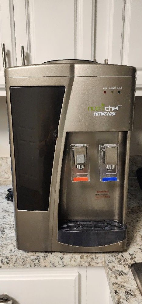 NutriChef Silver Water Dispenser Cooler