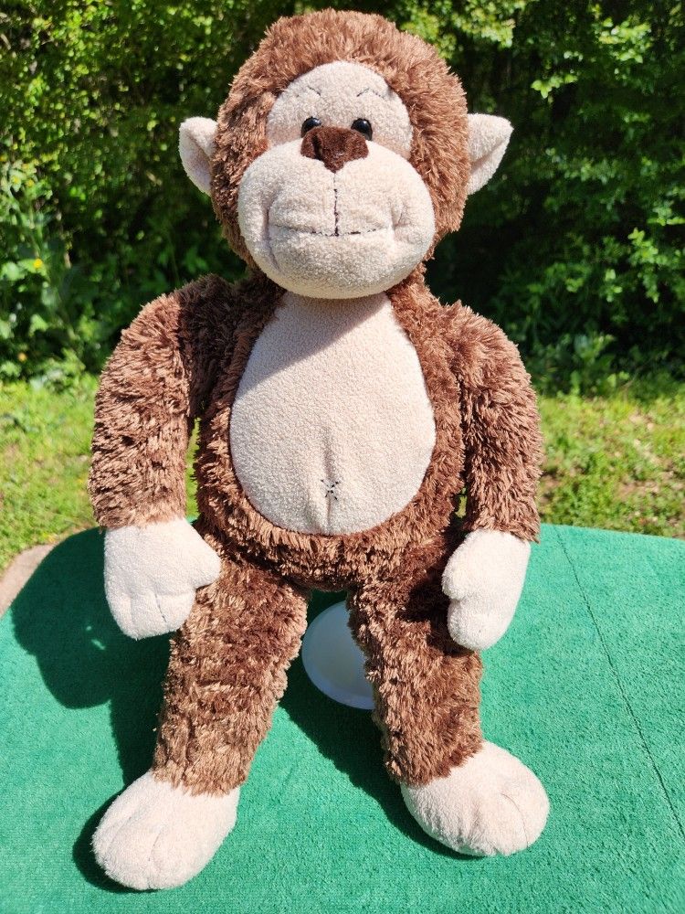 Build-a-Bear Workshop Magnificent Monkey Brown Plush Stuffed 18'' Chimp Ape