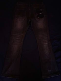 Purple jeans
