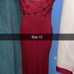 Maroon Semi Formal Dress