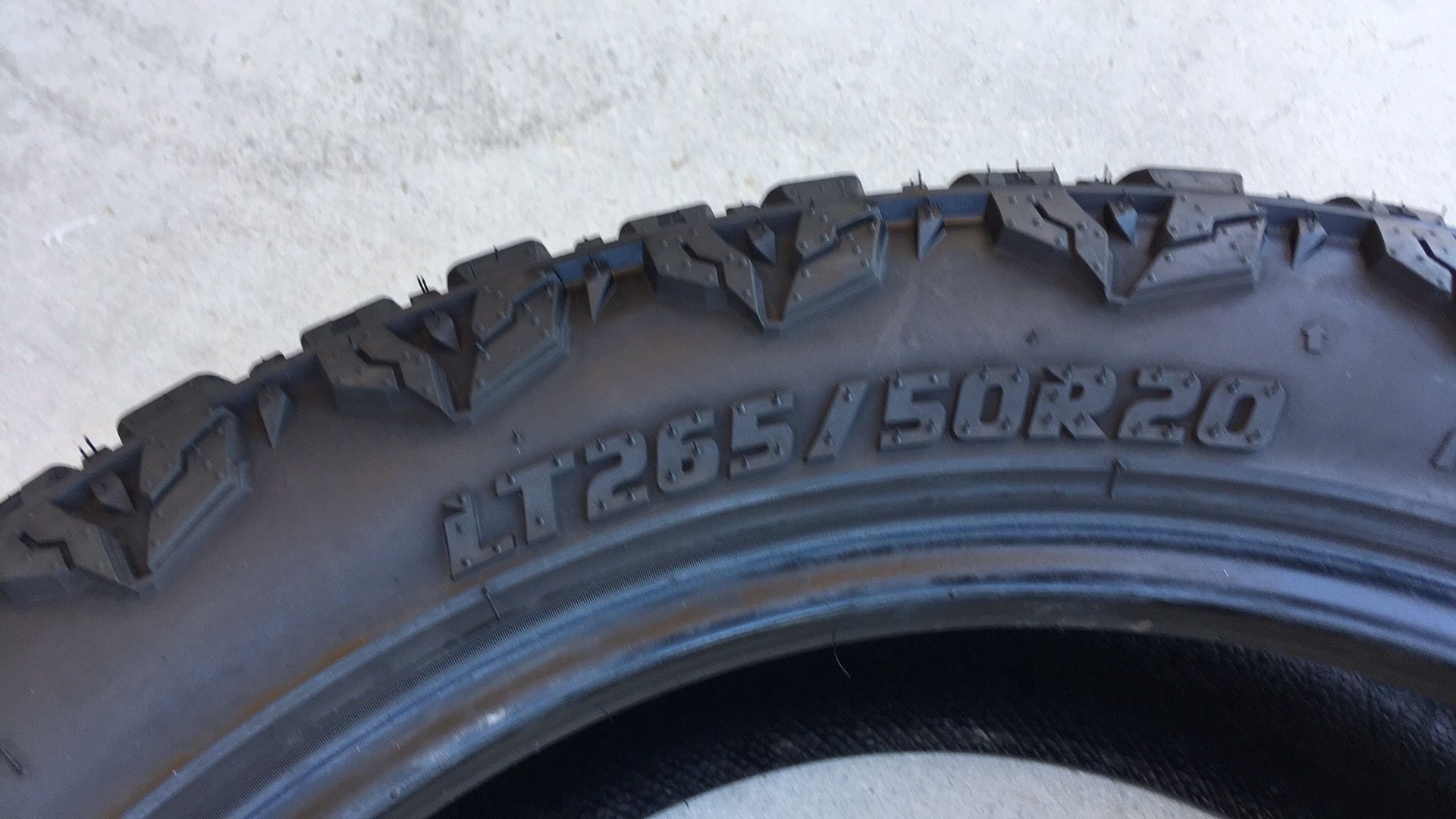 265/50/20 (2 patriot rugged (1 amp terrian?